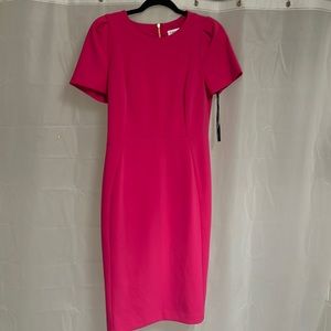 Pink Calvin Klein dress
